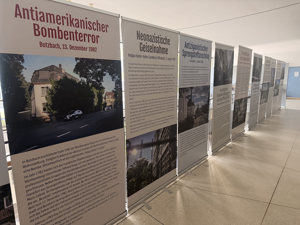 Rechte Gewalt sichtbar machen: Ausstellung „Rechter Terror in Hessen“ am LLG